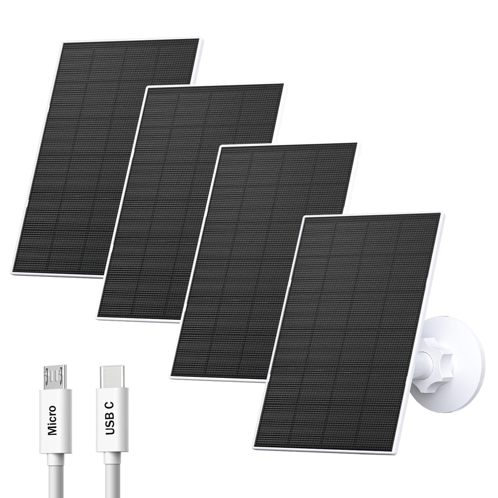 Zivif front-facing panel showing compact solar cell array and USB port for reliable charging