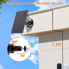 Zivif solar panel mounted on house gutter illustrating secure outdoor placement and weather resistance