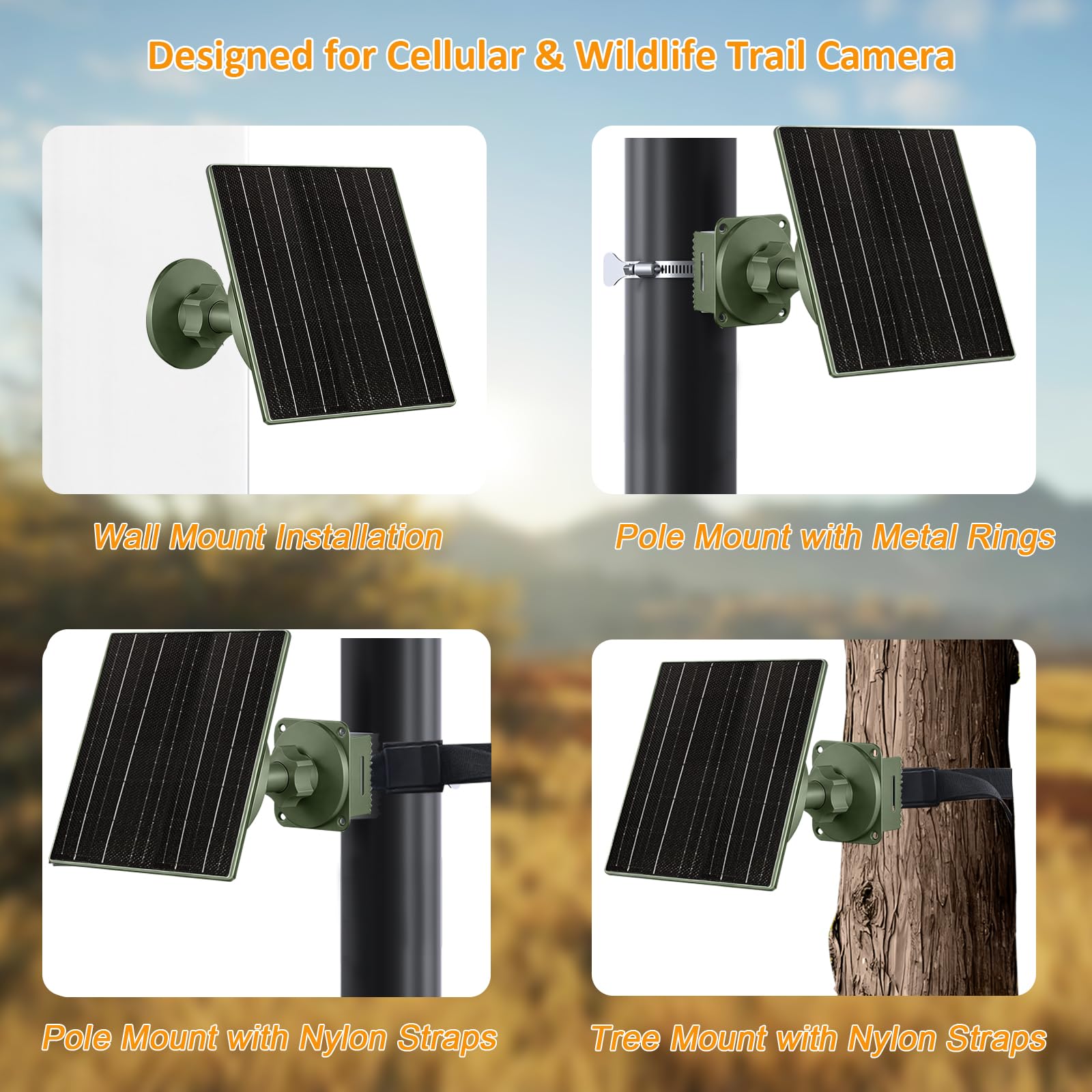 Zivif panel beside trail camera showing correct size and scale