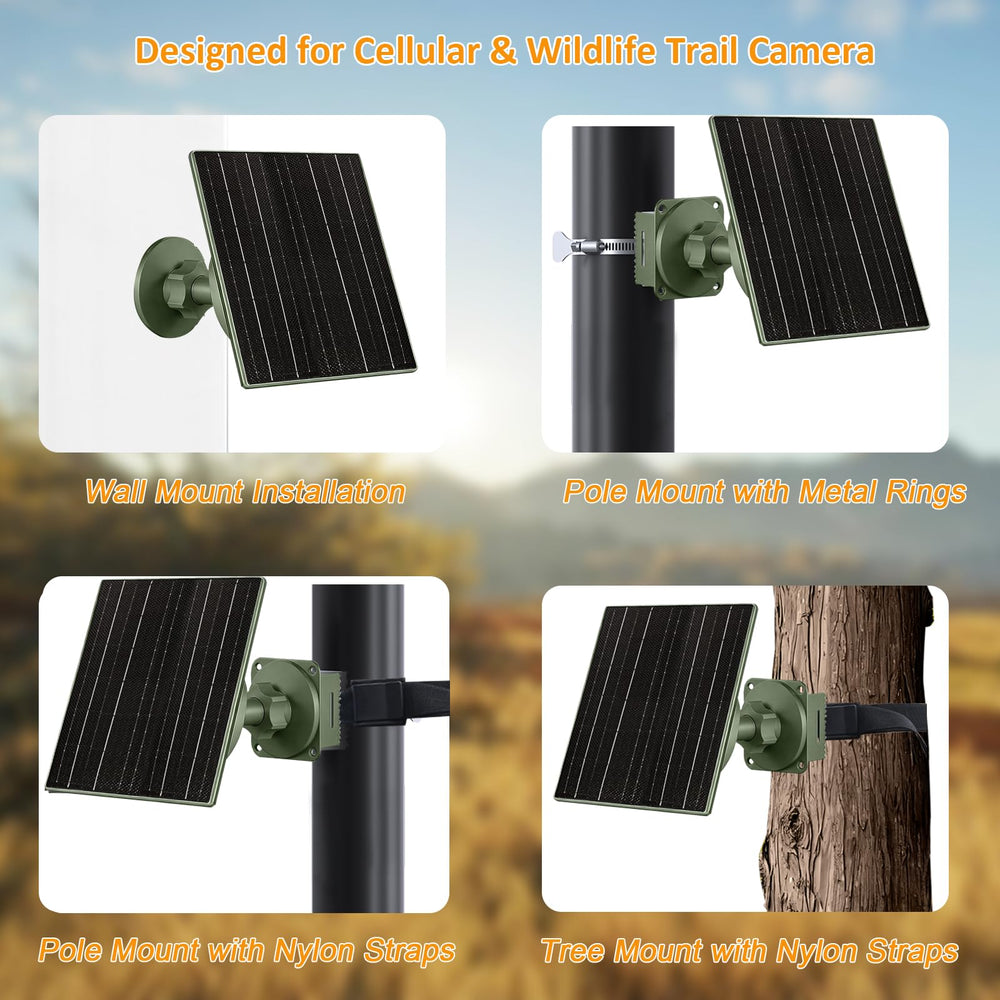 Zivif panel beside trail camera showing correct size and scale