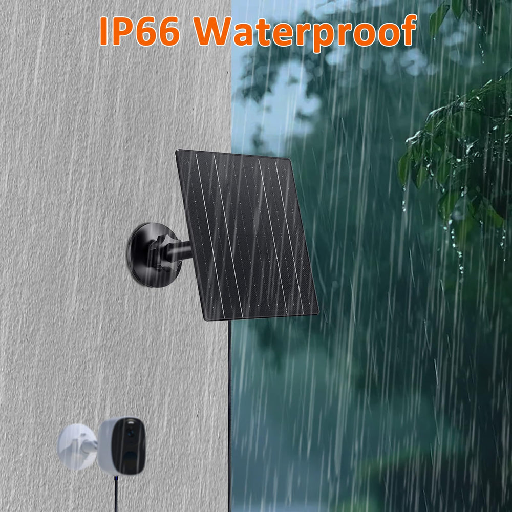 Zivif panel outdoors in rain demonstrating IP66 weatherproofing for reliable performance