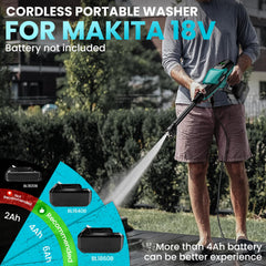 ZixDeNex 6-in-1 nozzle and foam cannon assembled for versatile cleaning