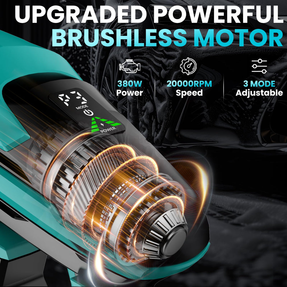 ZixDeNex brushless motor close-up highlighting efficiency and longer runtime