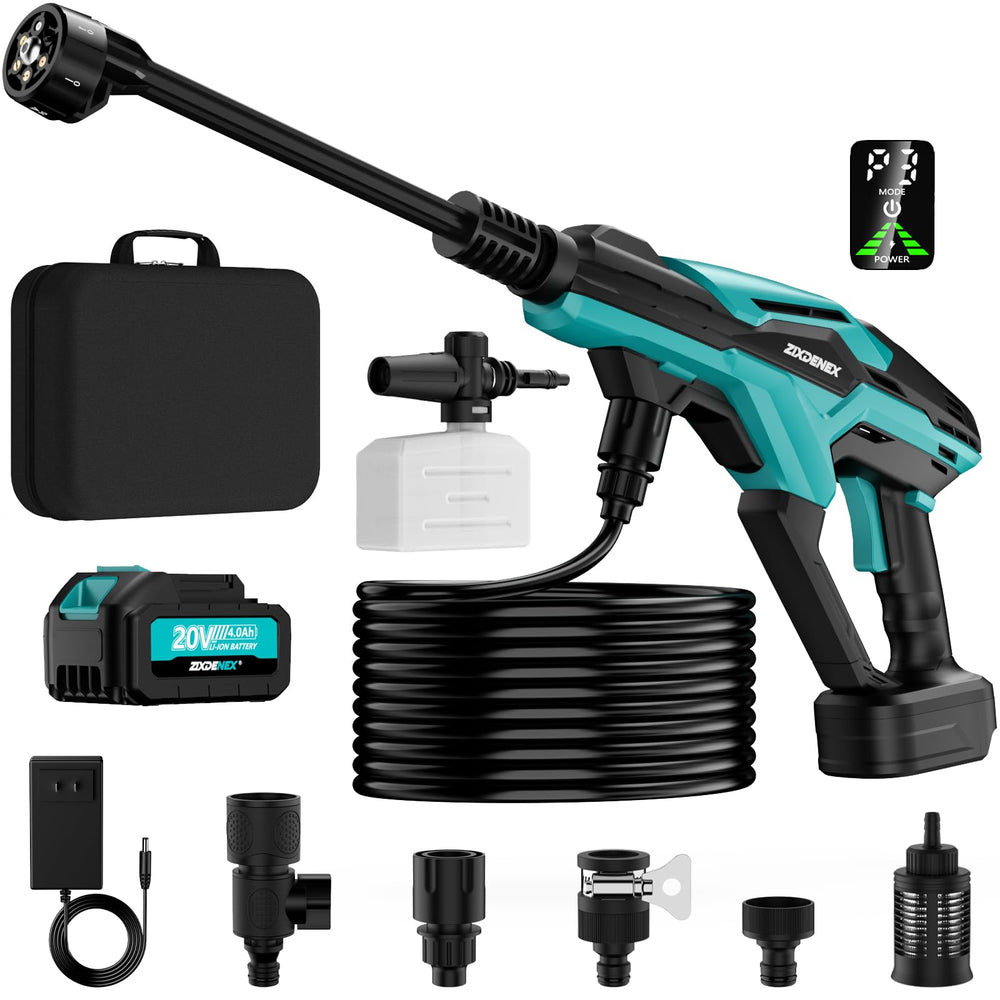 ZixDeNex front view with handbag showing portable storage and organized kit