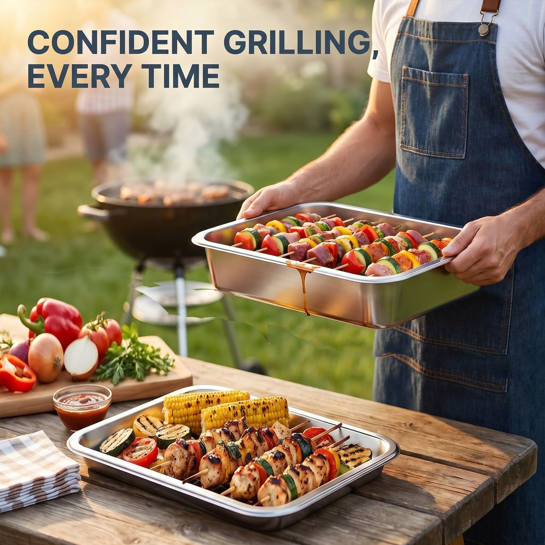 ZKEEWUP BPA-free cutting board included for extra prep convenience
