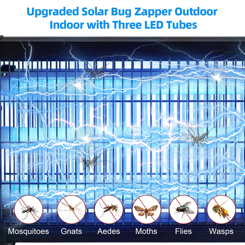 ZLieatmp close-up of 4500V electric grid highlighting fast insect control