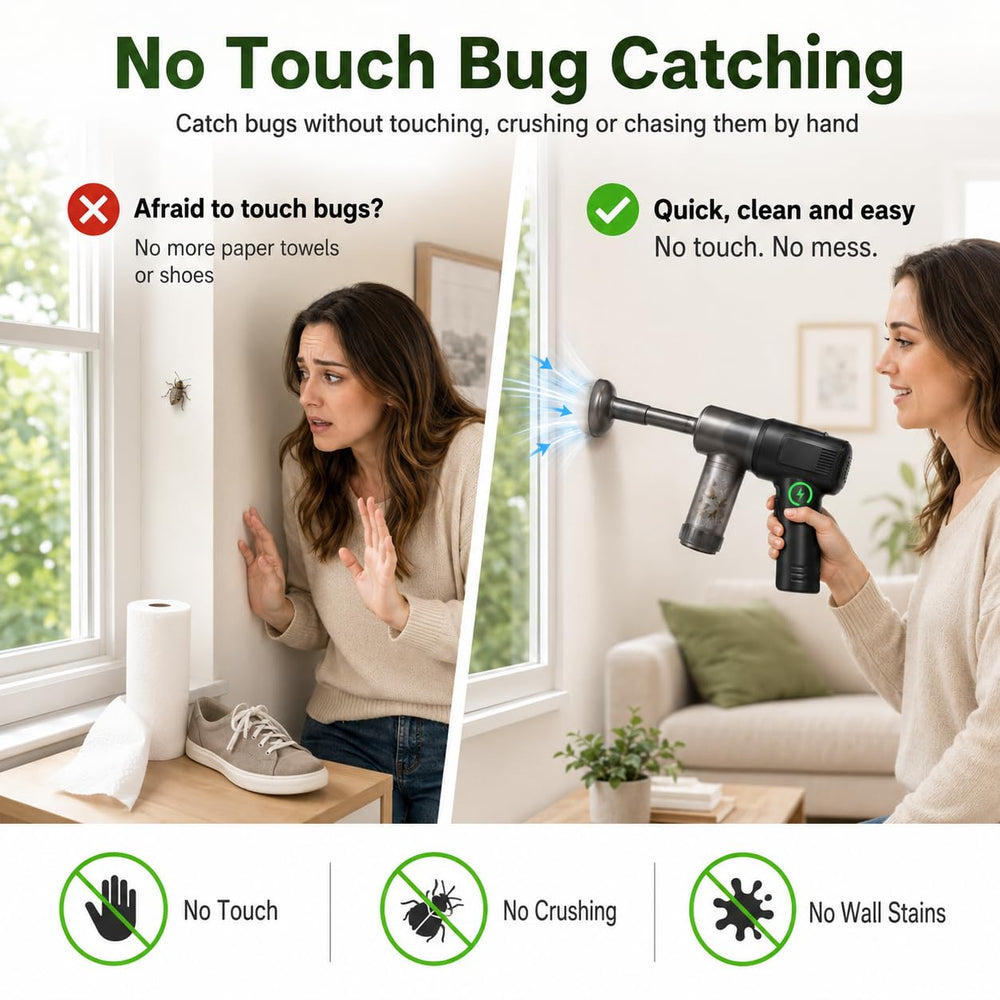 ZLieatmp detachable insect bin closed for hygienic containment