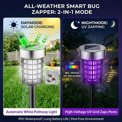ZLieatmp close detail of inner electrified grid showing effective insect neutralization