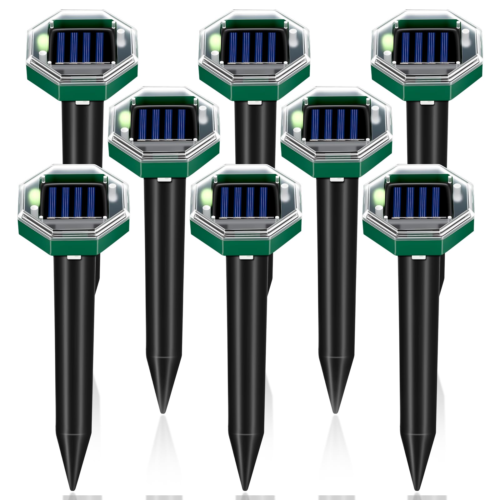 ZLieatmp front view of eight stakes showing full coverage benefit