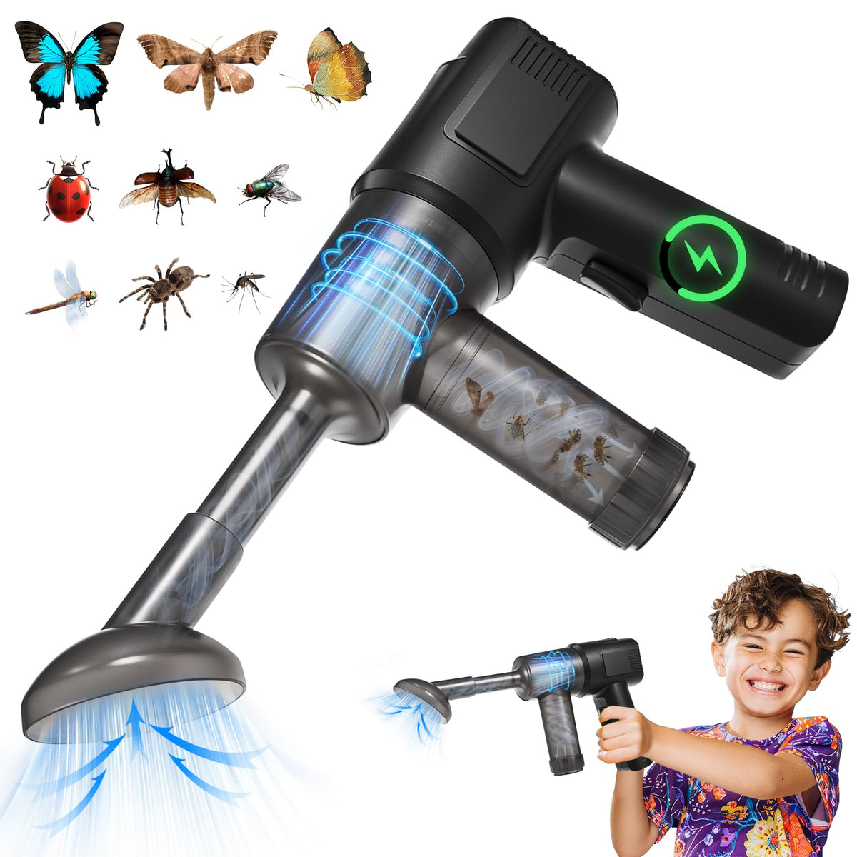 ZLieatmp front view with Suck Booster showing powerful focused suction