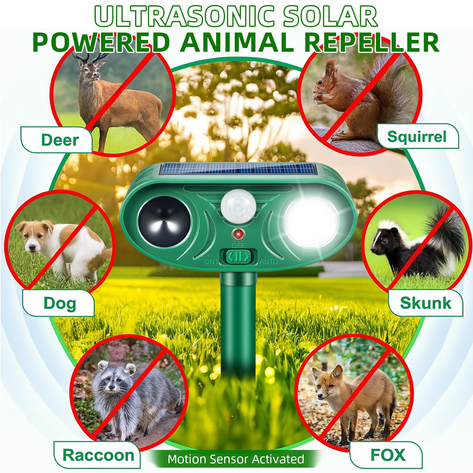 ZLieatmp installed near bird feeder to reduce squirrel and cat visits