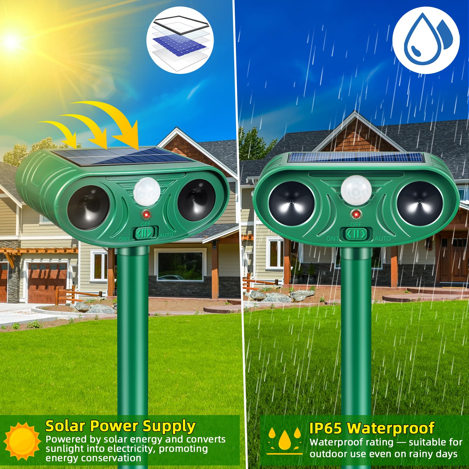 ZLieatmp installed in garden illustrating easy placement and protection