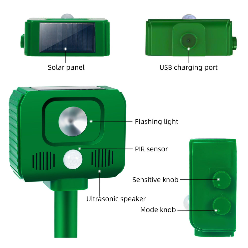 ZLieatmp white LED flash activation showing visible deterrent cue