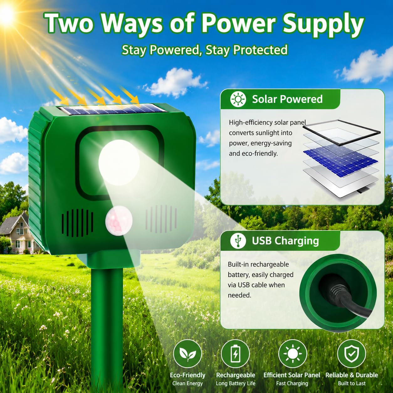 ZLieatmp motion sensor detail highlighting quick animal detection benefit