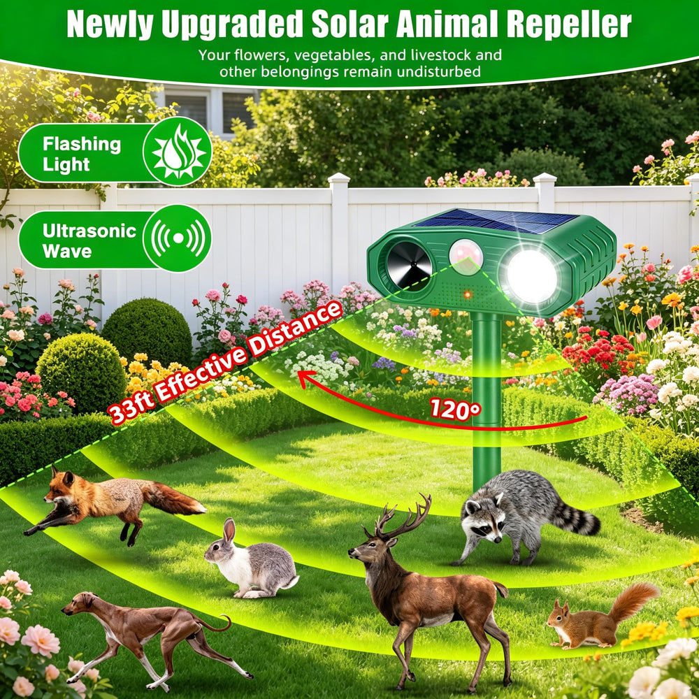 ZLieatmp mounted on a tree aiming at animal paths to protect fruit trees