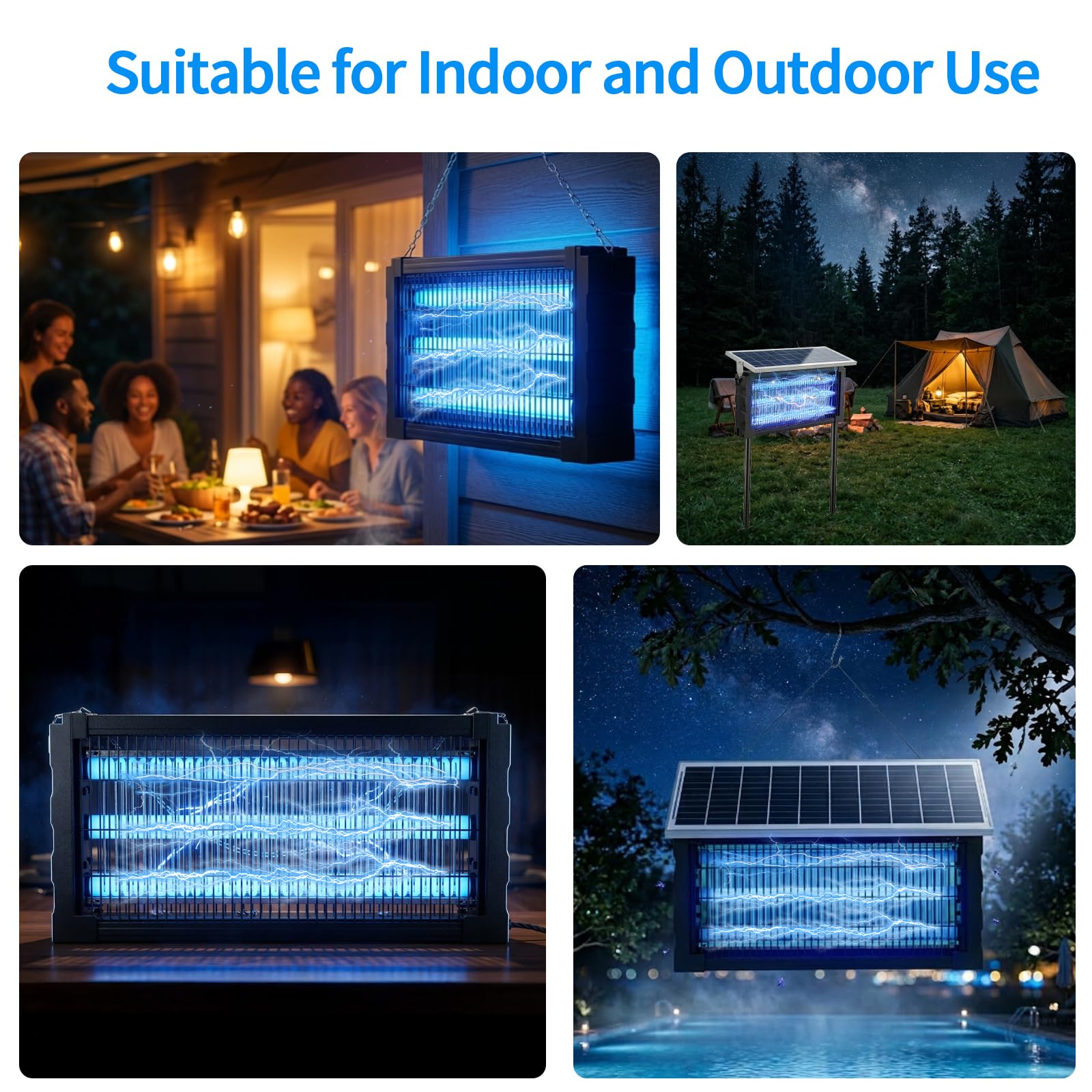 ZLieatmp night shot glowing violet to attract and neutralize insects