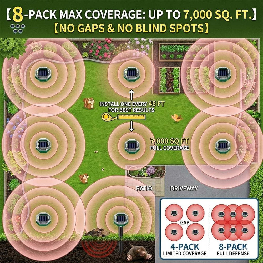 ZLieatmp stakes placed along garden bed protecting plants without chemicals