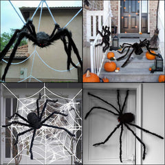 ZMCINER spider posed on fence demonstrating flexible legs and secure mounting