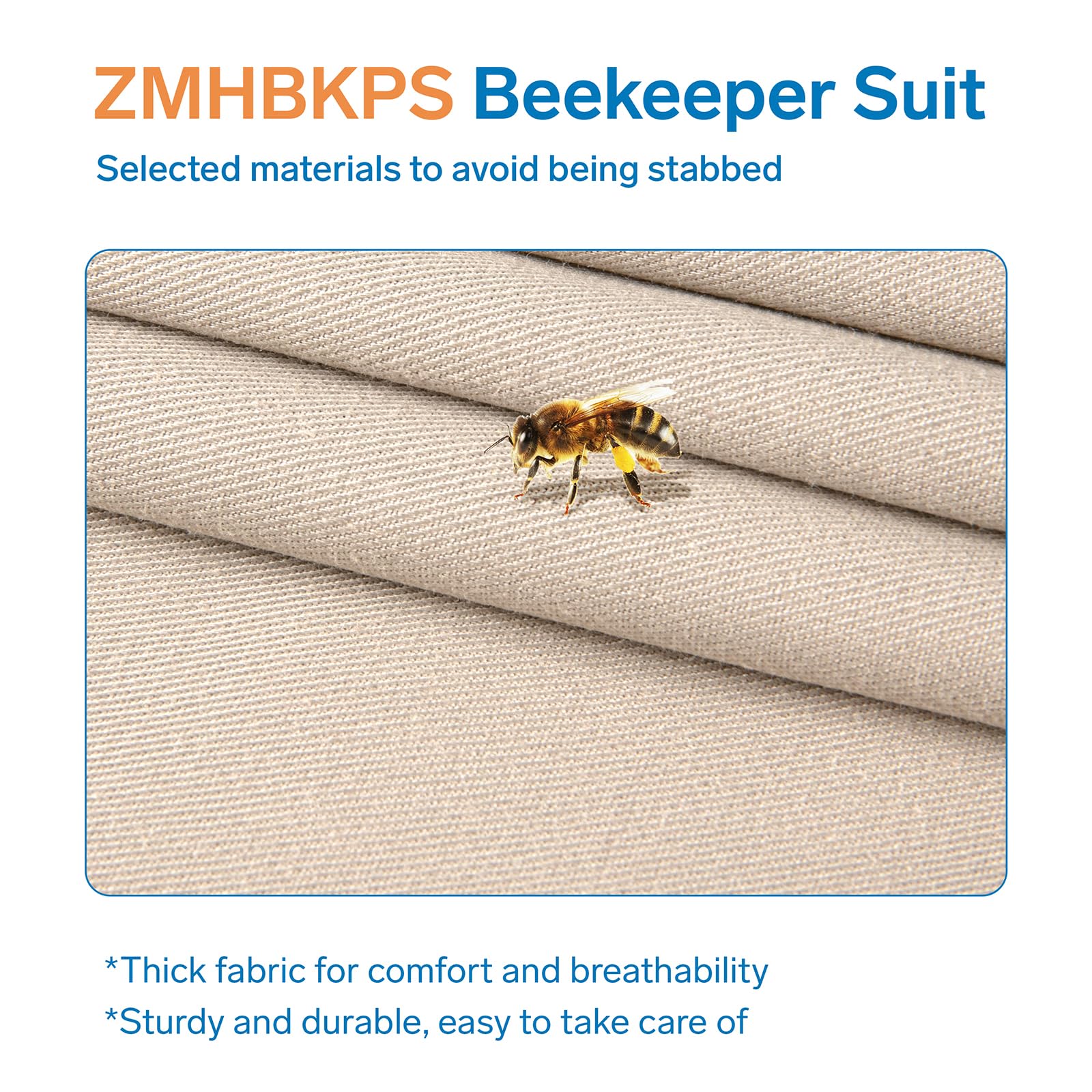 ZMHBKPS zipper and elastic cuffs showing quick on/off and snug seals