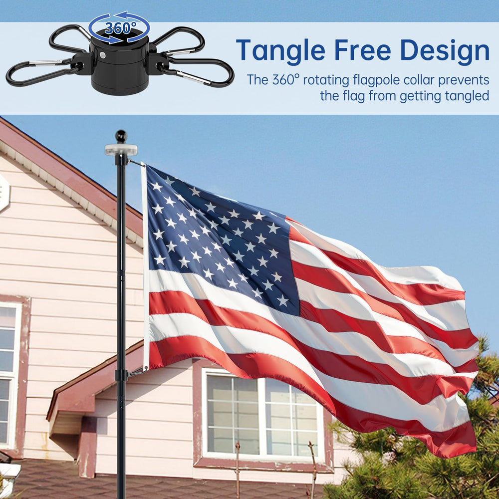 ZMTECH flag pole installed in garden enhancing outdoor decor and visibility