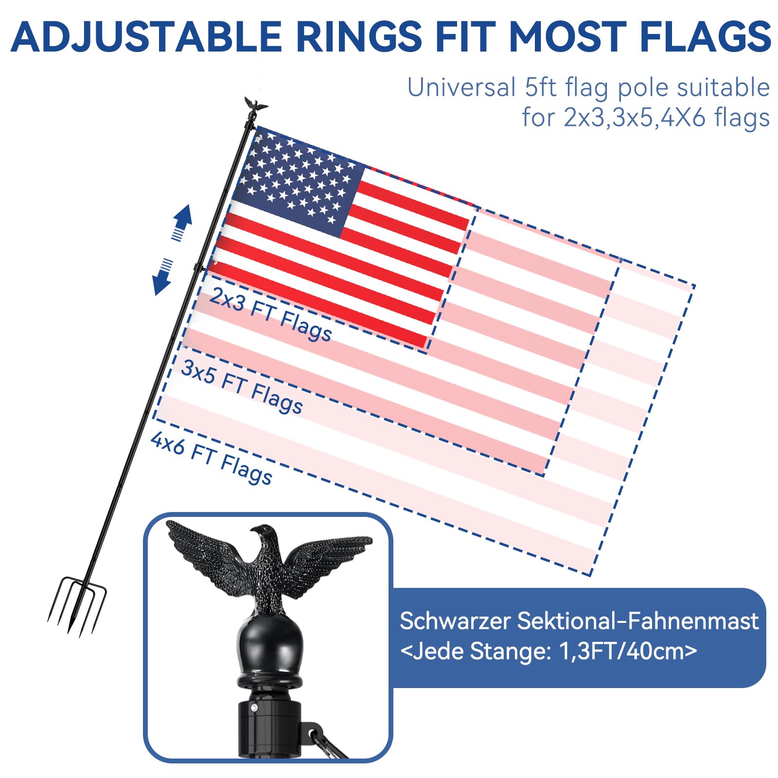 ZMTECH rotating ring detail preventing tangles and ensuring free flight