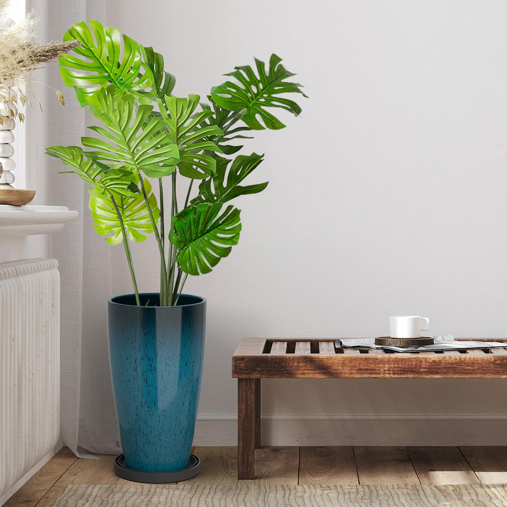 ZMTECH planter beside chair showing scale for planning placement