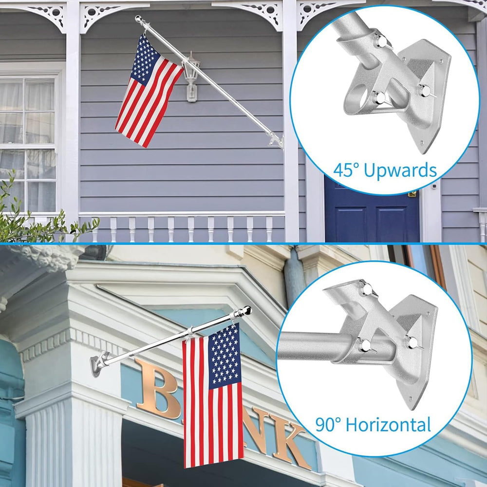 ZMTECH stainless steel pole finish close-up highlighting no-rust material for longer outdoor life