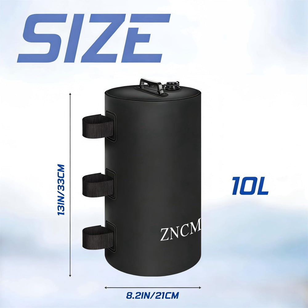 ZNCMRR beach canopy secured with weights demonstrating reliable wind protection
