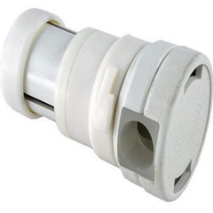 Zodiac bright white cleaning head front view showing clean design and easy replacement benefit