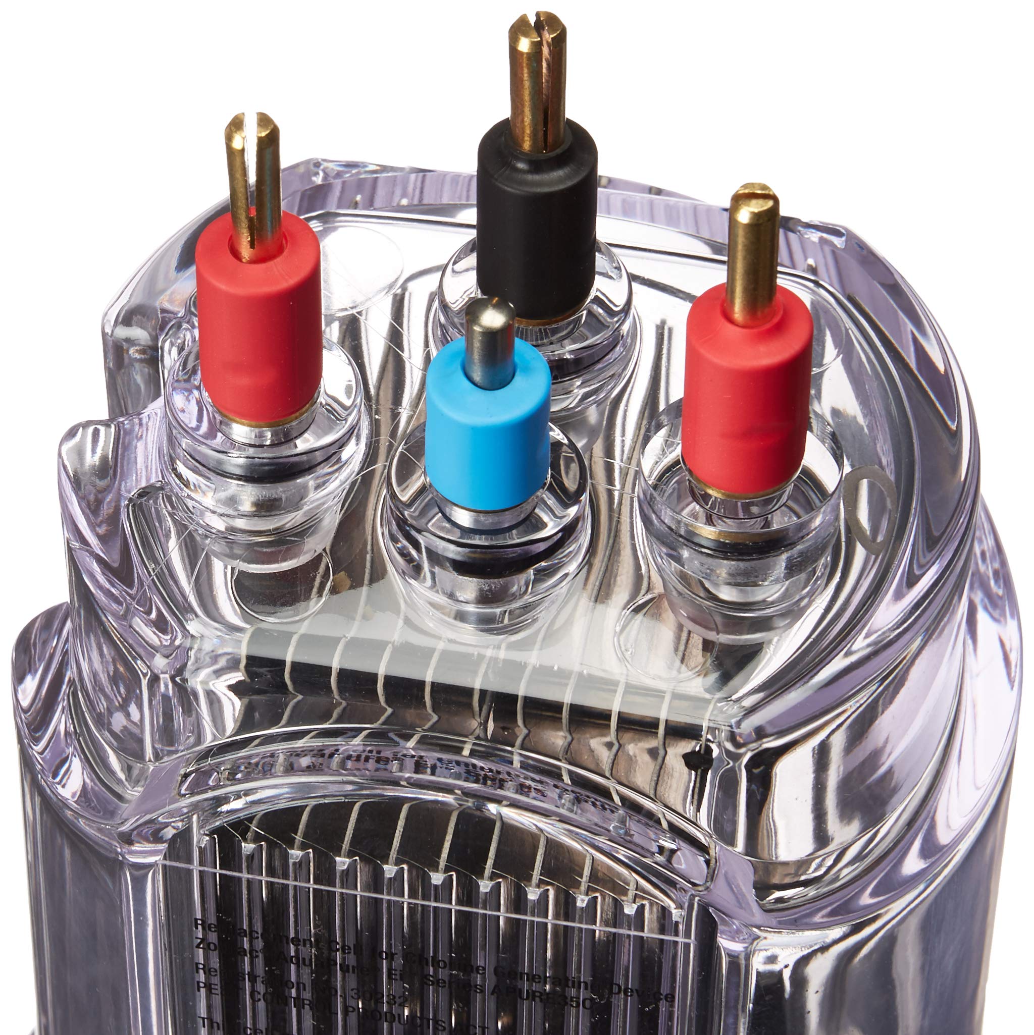 Zodiac electrode label and markings proving genuine OEM identification