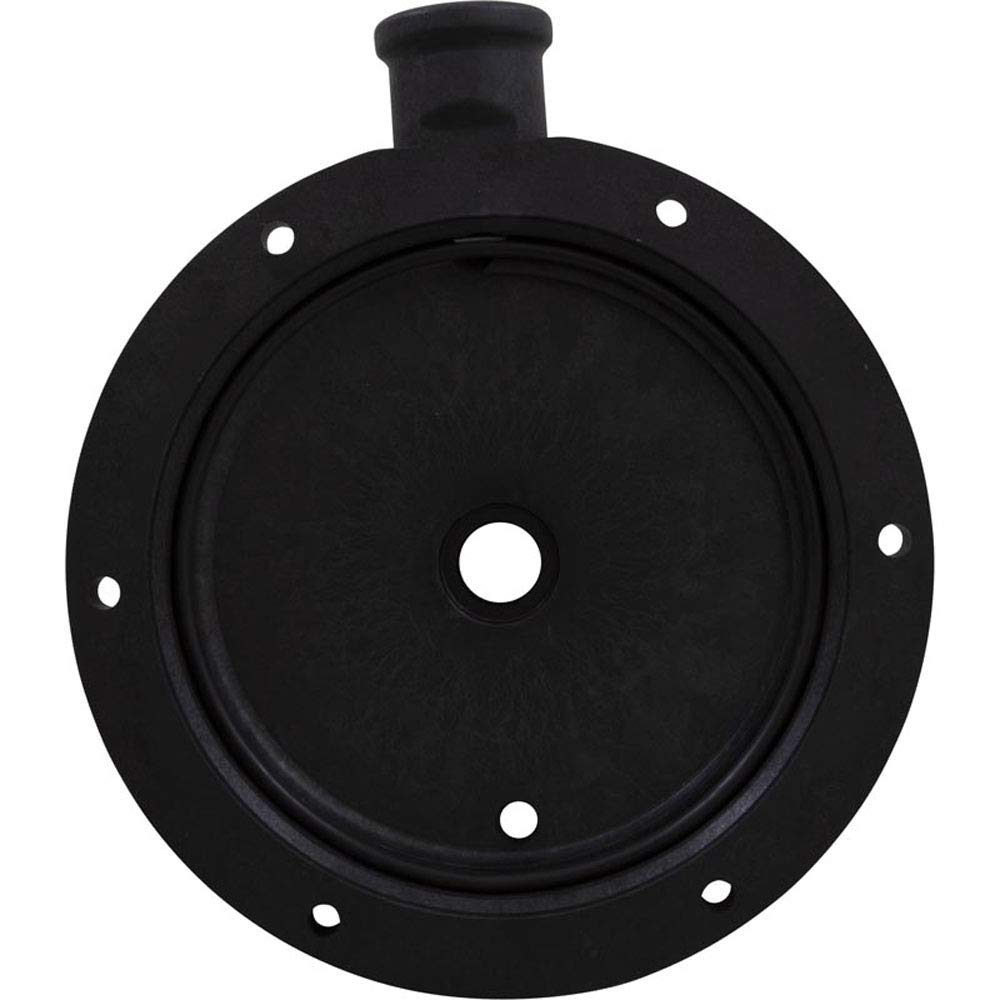 Zodiac drain plug installed in pump basket demonstrating easy replacement