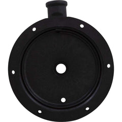 Zodiac drain plug installed in pump basket demonstrating easy replacement