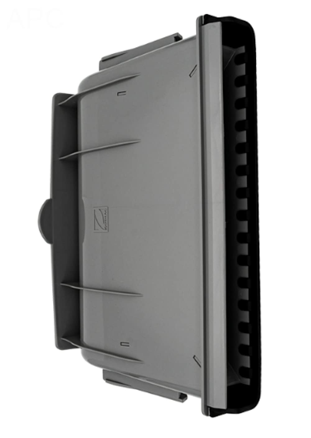 Zodiac inlet housing beside ruler for scale to confirm correct replacement
