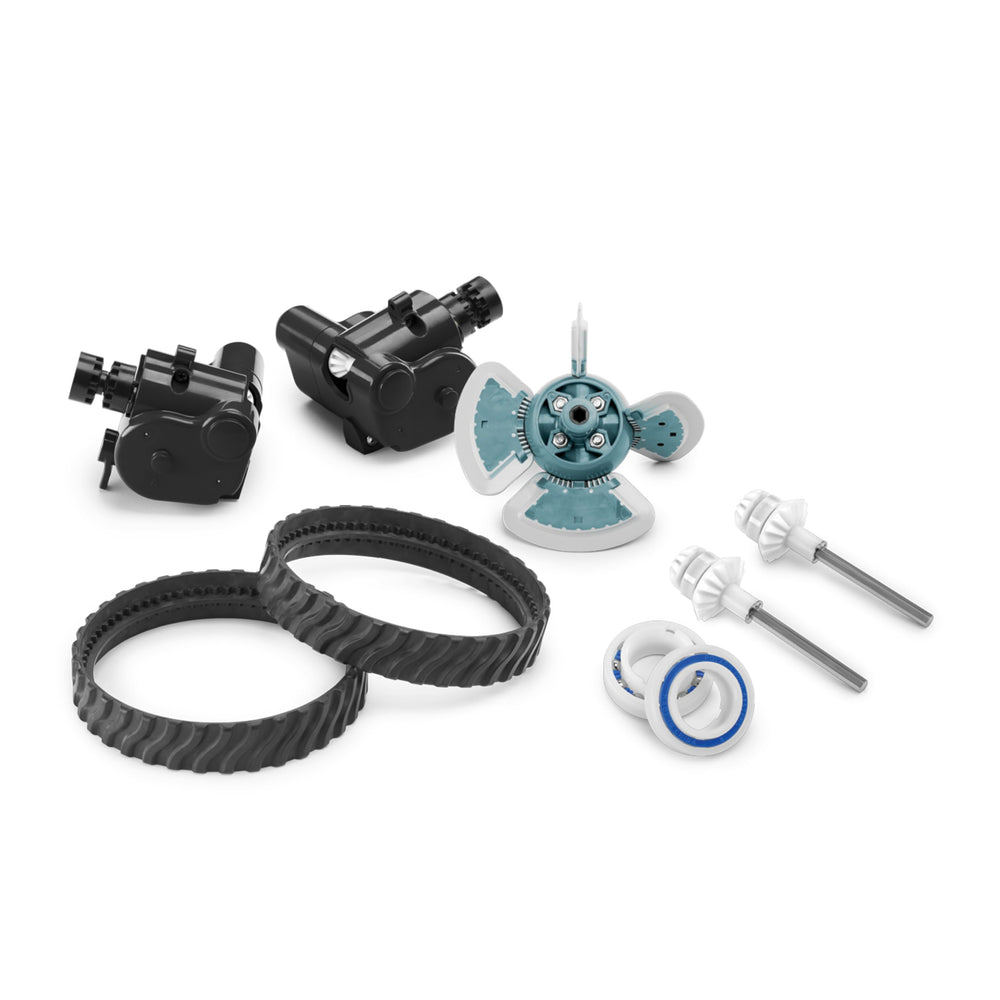 Zodiac MX8 front packaging showing all included tune-up components and clear labeling for quick setup
