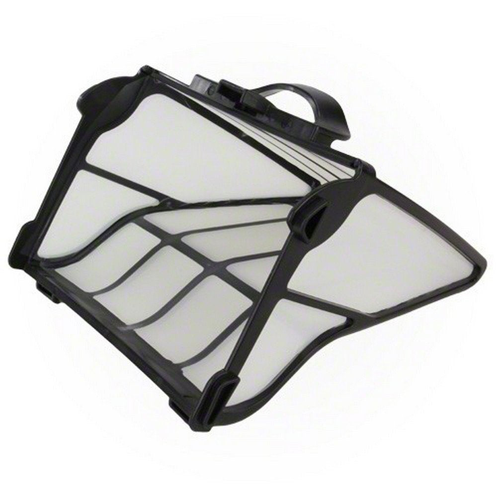 Zodiac Polaris canister front view showing easy-empty benefit