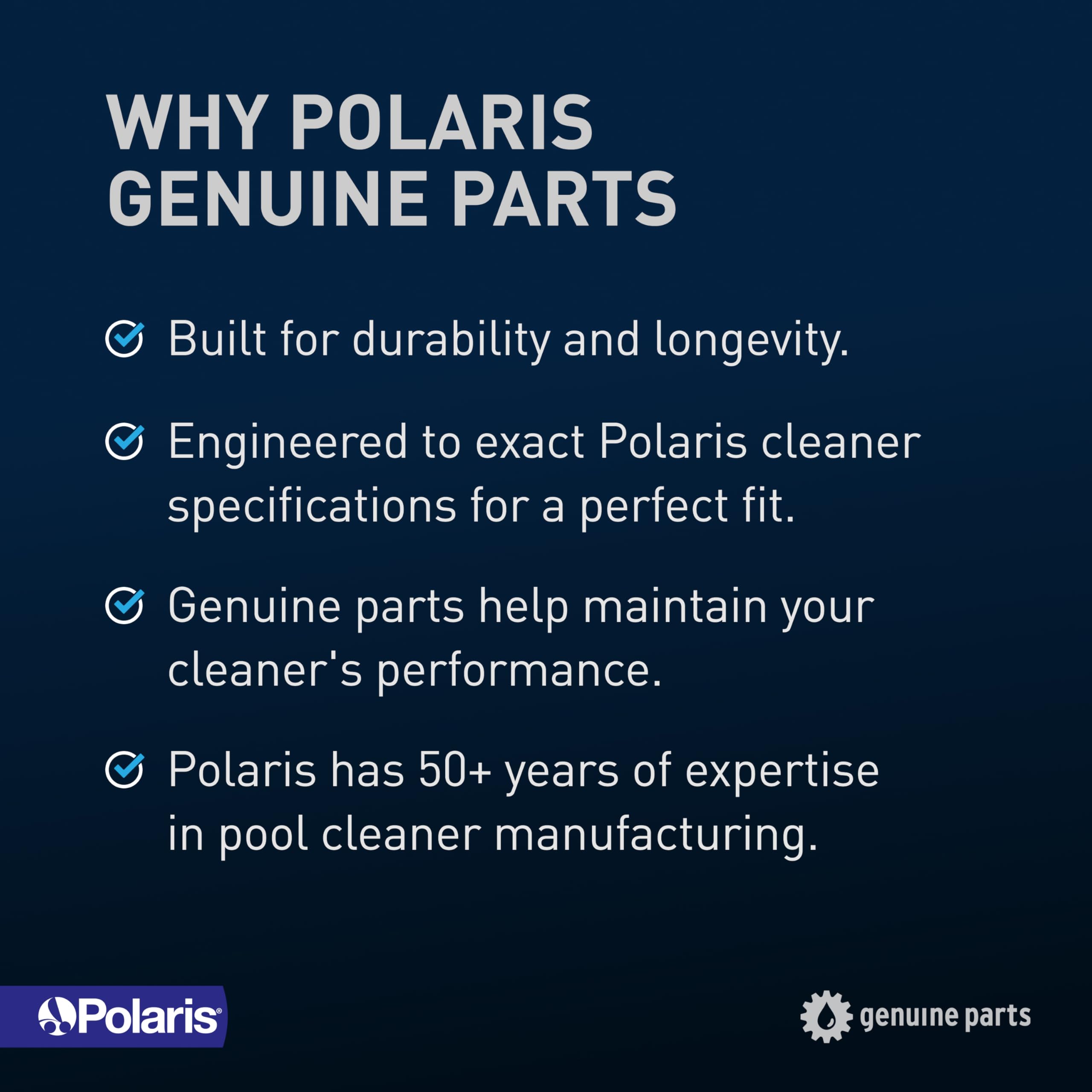 Zodiac Polaris kit installed on a pool cleaner demonstrating quick repair and restored cleaning efficiency