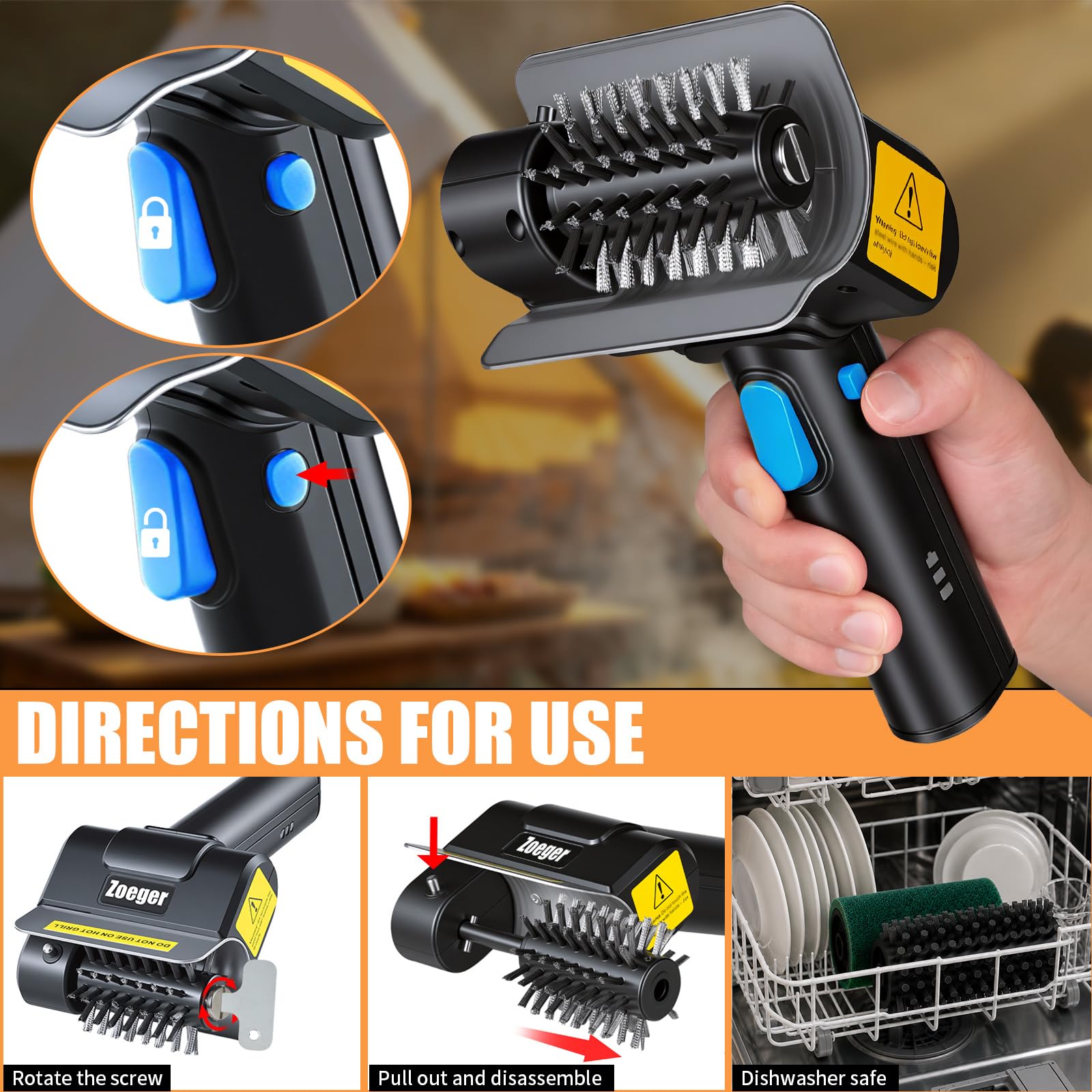 Zoeger accessories and gloves layout for complete cleaner protection