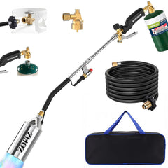 ZOFIZ front view of torch and hose showing robust build and portability