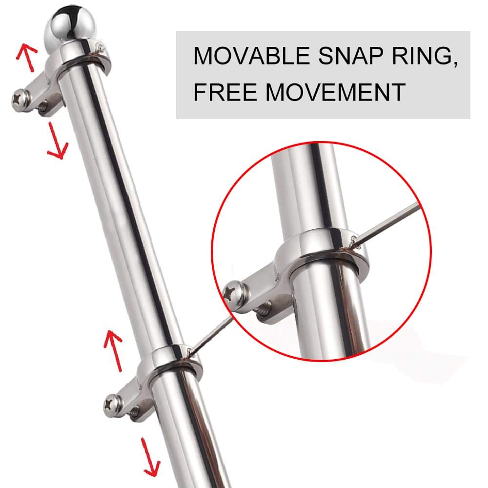 ZOMCHAIN angled mount set to 75 degrees demonstrating flexible positioning
