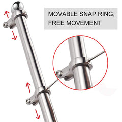 ZOMCHAIN angled mount set to 75 degrees demonstrating flexible positioning