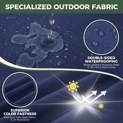 Zonamat close-up of seat cushion fabric texture highlighting water resistance and durability