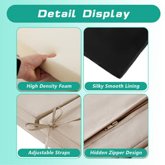 Zonamat adjustable strap attached securing cushion to chair firmly