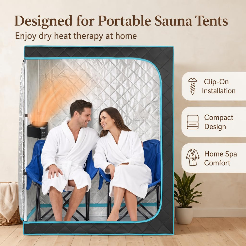 ZONEMEL heat outlet detail demonstrating airflow direction and even warming benefit