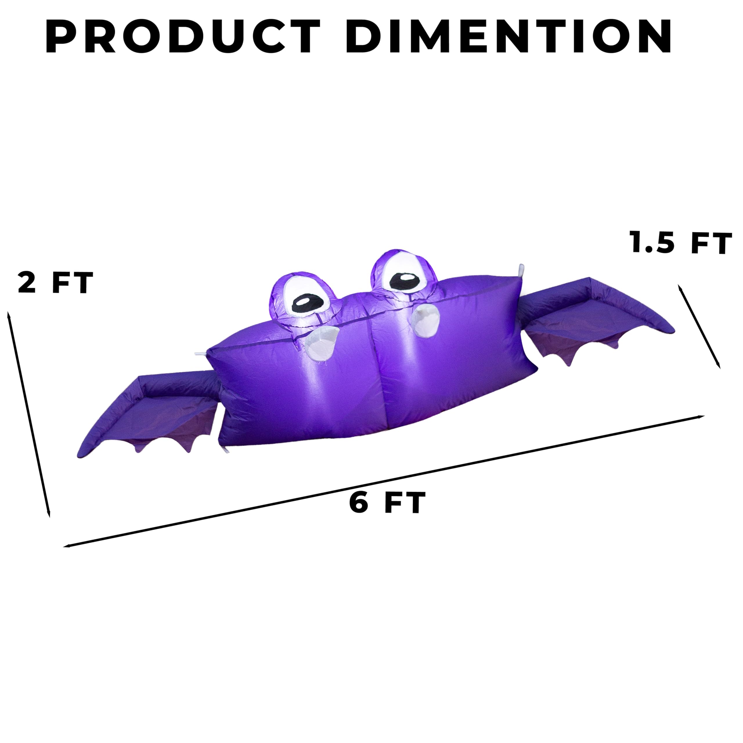 ZONETECH inflating the bat car for quick setup and easy assembly benefit