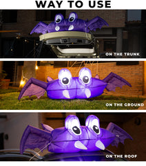 ZONETECH bat car side profile highlighting shape and yard placement benefit
