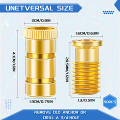 Zonon close-up of anchor threads displaying precise machining benefit