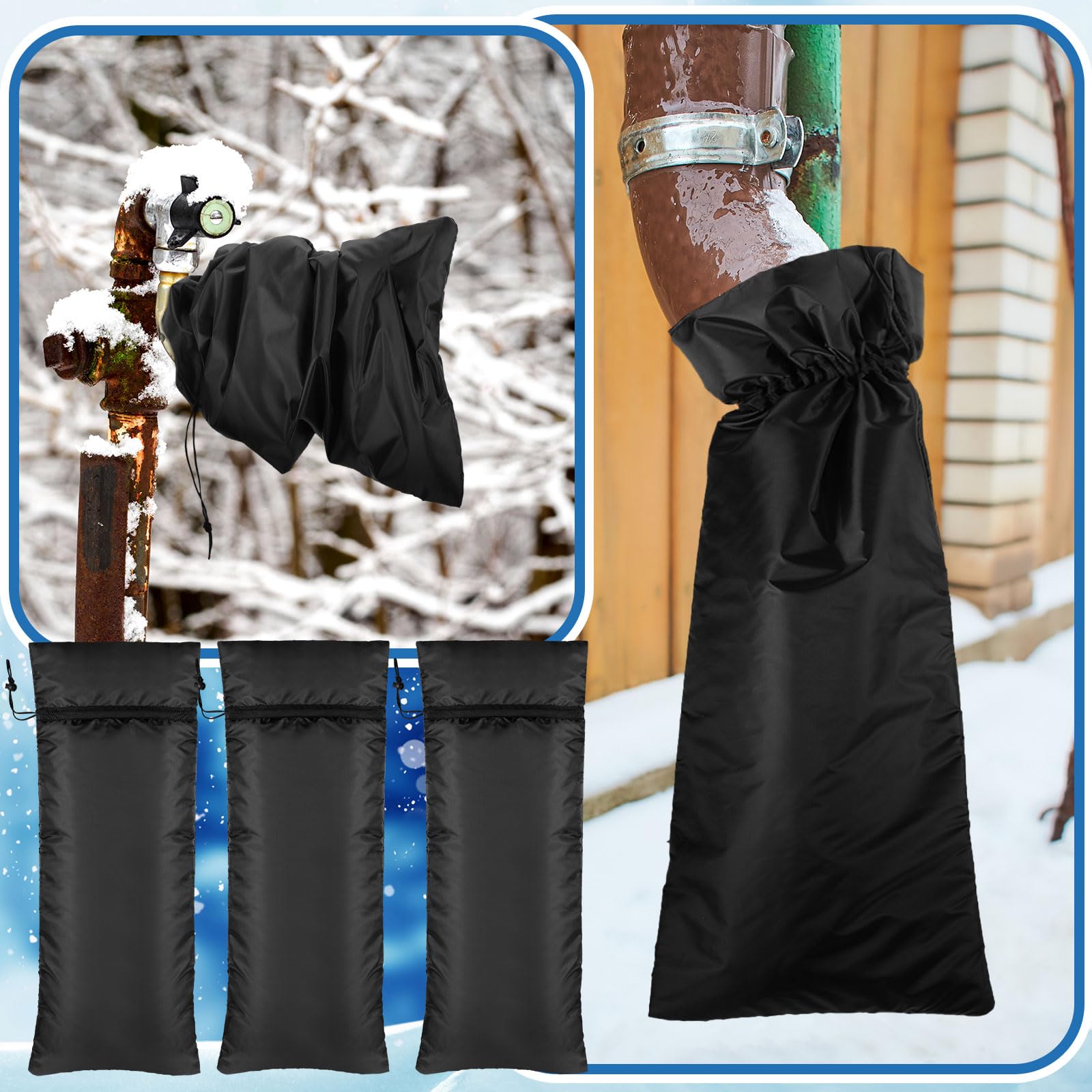 Zonon drawstring closure and reinforced seam ensuring secure fit