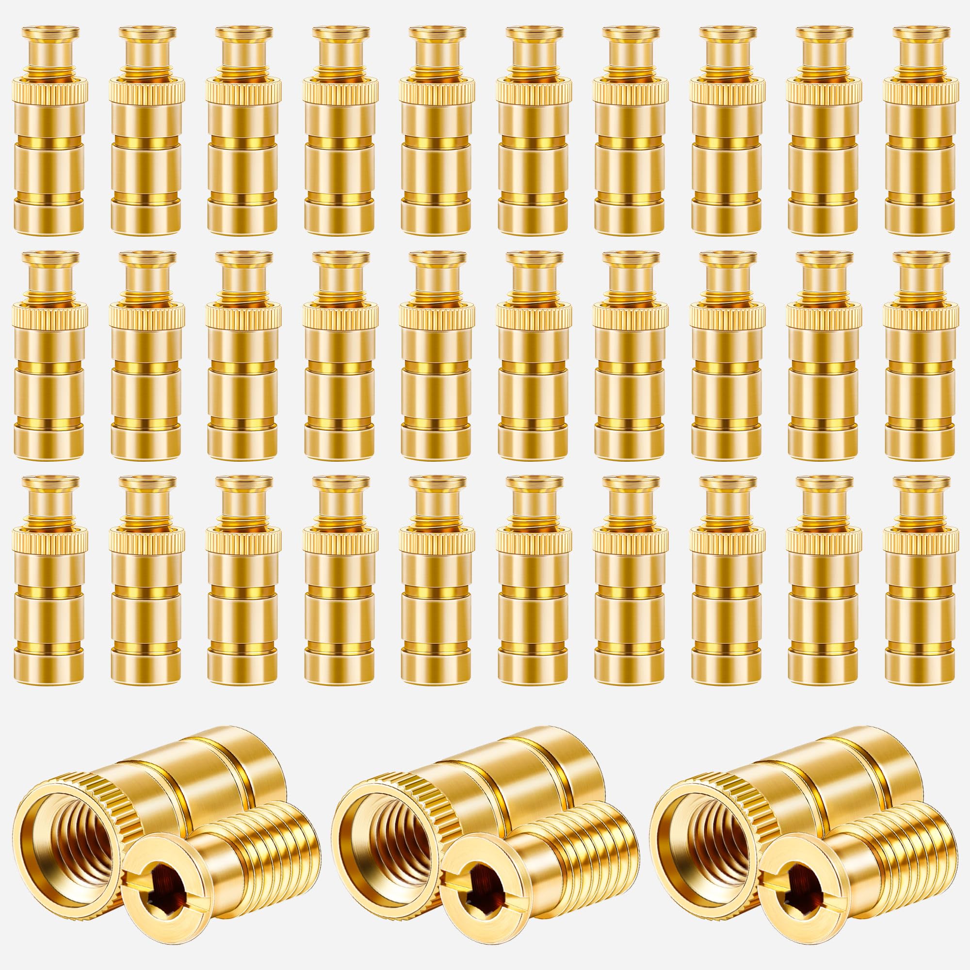 Zonon front pack of 15 brass anchors showing quantity and durable finish benefit