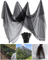 Zonon front view of black mesh roll showing compact packaging and size benefit