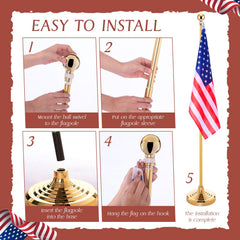 Zonon gold ball topper removed showing easy customization and decorative option